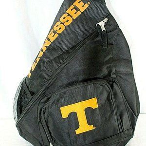 Tennessee Volunteers Black Sling Backpack Teardrop